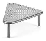 Allsop Metal Art Corner Monitor Stand, holds 40 lbs, great for small offices - Silver (29191)