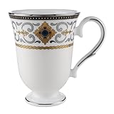 Lenox Vintage Jewel Platinum Banded Bone China Accent Mug