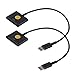 2PK of High Quality 8Pin Lightning to 30 Pin Adapter Converter Cables for Apple iPhone 6S, 6S Plus, 6, iPhone SE, iPad - Black