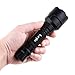 Leyic Aircraft Aluminium Waterproof LED Tactical flashlight/Bike Light for Cycling Camping Hiking Hunting Fishing