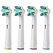 Compatible Replacement Toothbrush Heads Refill for Braun Oral b Electric Toothbrush Pro 1000 Pro 3000 Pro 5000 Pro 7000 Vitality 4 Floss Action Heads Plus 4 Cross Action Heads