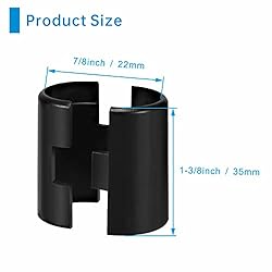 Jamiikury 52 Pack Wire Shelf Clips, Black Shelf