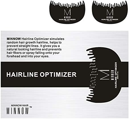 MG554zy0 Keratin Hair Fiber Combs Thin Top Hairline Optimizer Hairdressing Shaping Tool Keratin Hair Fiber Combs Thin Top Hairline Black