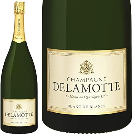 Amazon Co Jp ドゥラモット ブリュット ブラン ド ブラン Nv マグナム 正規品 シャンパン 白 辛口 1500ml 食品 飲料 お酒