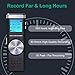 Digital Voice Recorder, TENSAFEE 8g Audio Voice Activated Recorder Rechargeable, Portable Dictaphone Sound Recorder MP3 Player for Lectures/Meetings/Interviews/Class (8G)