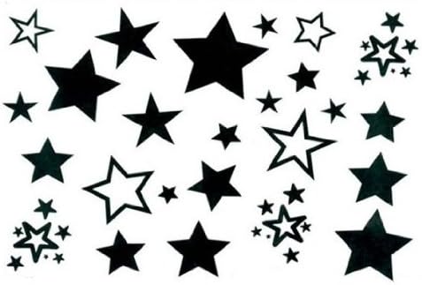 Male and Female Tattoo Stickers Waterproof Stars Star Fake Tattoo