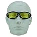 ANSI Z87.1 Yellow Lens Motorcycle Bifocal Sunglasses Foam Padded +2.00 for Men and Women. Free Microfiber Cleaning Case.