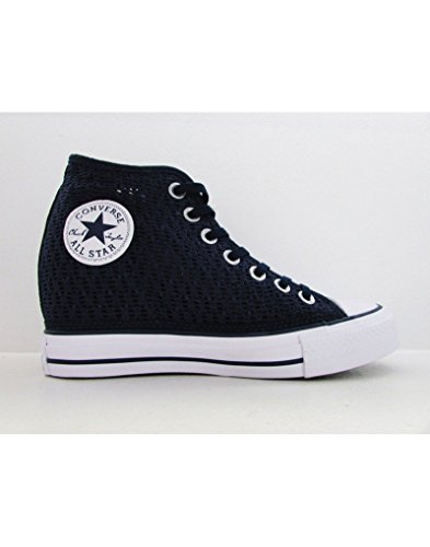 Converse Chuck Taylor All Star Lux Mid 552696C Dress Blues Wedge Womens Shoes (size 7)