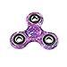 Camouflage Print Floral Fidget Hand Spinner Toy Time Killer for Relieve ADHD Anxiety Reduce Stress EDC Focus Toy (Purple)