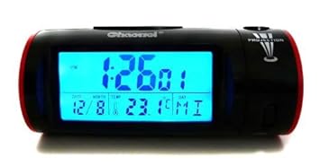 Kanana - Reloj despertador con proyector de hora, color negro ...