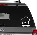 Chef Mustache Cooking Vinyl Decal Sticker For Wall