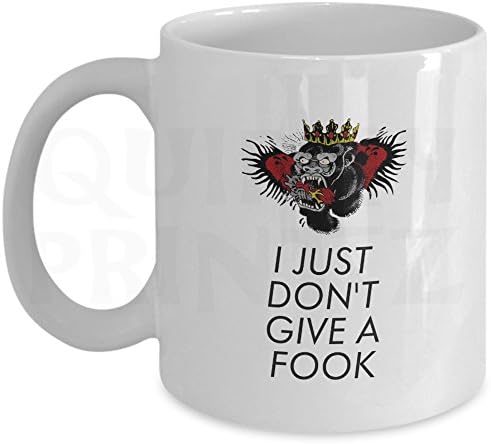 Quirky PrintzNovelty Conor McGregor I Just Don't Give A Fook Funny Gift Slogan Mug SK197