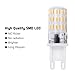 Warmoon G9 LED Bulb, 7W(60W Halogen Equivalent), Warm White(3200K), 4014 SMD 46 LEDs 360 Degree Beam Angle LED Light Bulbs,6 Pack
