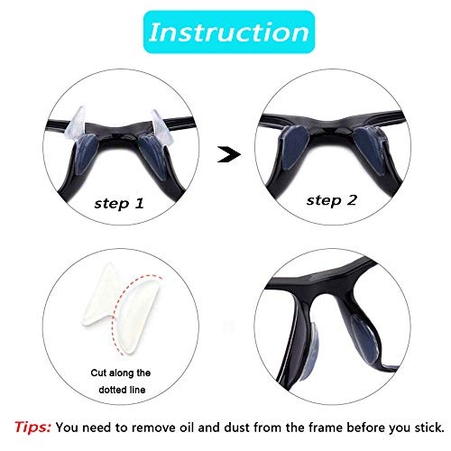 24 Pairs Eyeglass Retainer, Multicolor Eyeglass Grips, Silicone Anti-Slip Eyeglass Holder, Eyeglass Ear Hook Eyeglass Temple Tips, Silicone Nose Pads, Round Eyeglass Retainers for Sports Running