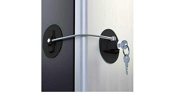 Genleas - Cerradura para frigorífico con 4 llaves, cerradura ...