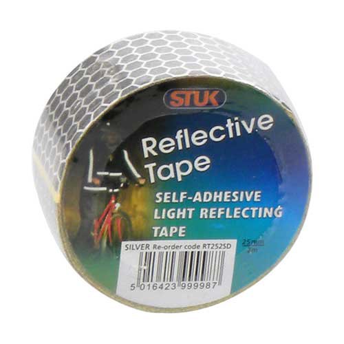 stuk RT252SD Reflective Tape, Silver, 25mm2m Amazon.co.uk DIY & Tools
