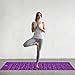 NewMe Fitness Instructional Yoga Mat, Purple – Printed w/ 70 Illustrated Poses, 24″ Wide x 68″ Long, for Women & Men : Non Slip, Eco Friendly PVC, Non Toxic : for Home or Gym : 5mm Thickthumb 4