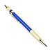 Eshylala 2.0 mm Lead Holder Metal Mechanical Pencil Automatic Mechanical Drafting Pencil for Draft Drawing,Carpenter,Crafting, Art Sketching + 12 Leads (Blue)