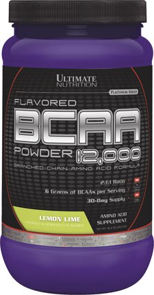 Ultimate Nutrition BCAA 12000 Powder, Lemon Lime, 457 Gram