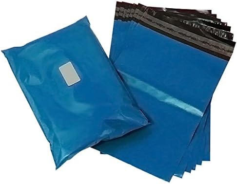 Triplast 6 x 9-Inch Plastic Mailing Postal Bag - Metallic Blue (Pack of 100), 6" x 9"
