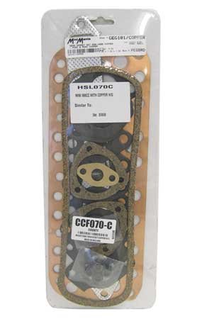 Austin Mini cylinder head gasket set with copper head gasket small bore