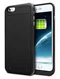 iPhone 6S Plus Battery Case, HianDier 6800mAh Extended Rechargeable Battery Case iPhone 6 Plus / 6S Plus Power Bank Cover Portable Charger Battery Pack for iPhone 6 Plus / 6S Plus 5.5''-Black