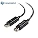 [Intel Certified] Cable Matters Thunderbolt Cable (Thunderbolt 2 Cable) in Black 6.6 Feet
