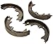 ACDelco Professional 17850B Bonded Rear Parking Brake Shoe Set