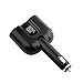 Dual USB Car Charger Adapter with 3.1A/15.5W 2 Socket Cigarette Lighter Adapter DC Outlet Car Splitter - Build-in 10A Fuse Car Socket Adapter