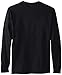 Russell Athletic Men's Basic Cotton Long Sleeve Tee, Black, Medium