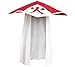 DAZCOS Anime Hokage Kakashi Hatake 6th Sixth Cosplay Hat Ninja Accessory (Hokage Red)