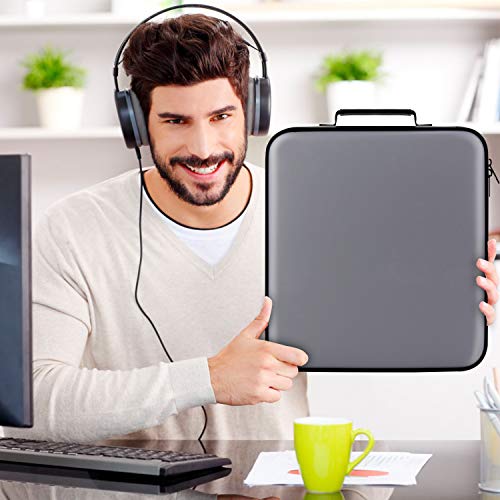 CD Case, COOFIT 160 Capacity DVD Storage DVD Case VCD Wallets Storage