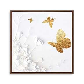 Framed Canvas Home Artwork Decoration Annual Ring Canvas Wall Art for Living Room, Bedroom - 16x16 inches