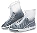 Waterproof Shoe Covers | Reusable, Slip Resistant | Rain Shoe Covers | Cycling, Outdoor Over Shoes | Rubber Galoshes for Men Women Kids (Size XL: Sole length 11.5 inch, 29.5 cm)