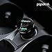 PAPALOOK Car Charger with Quick Charge 3.0 Dual USB Port for iPhone 7 6S Plus 6 Plus 6 5SE 5S 5 5C 4S, Samsung Galaxy S7 S6 Edge, Note 5 4 S5 Tab S,LG G5 G4,HTC,Nexus,iPads and more