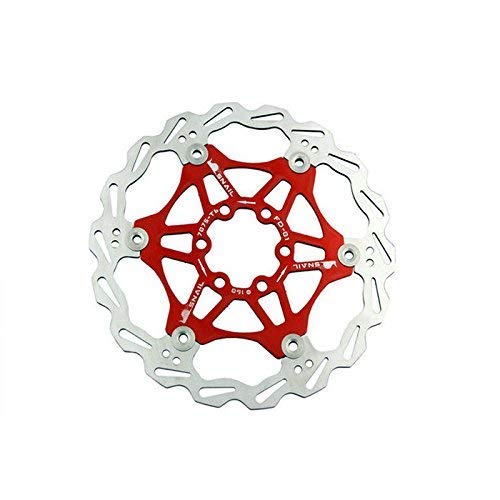 Bike Bicycle Disc Brake Rotor Floating MTB Rotors 160mm (Red)