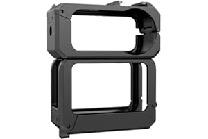 Lawnoval Aluminum Alloy Cage for DJI OSMO-for Nano, Black Tripod Accessory, 8 x 7 x 6 cm