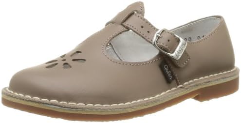 Aster Kids Girl's Dingo (Toddler/Little Kid) Taupe Leather Flat 31 (US 13 Little Kid) M