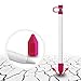 Fintie 3 Pieces Silicone Bundle Compatible with Apple Pencil 1st Generation, Soft Protective Cover Accessories Pencil Cap Holder with Nib Cover, Cable Adapter Tether, Magenta
