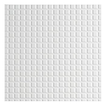 Fasade Easy Installation Square Matte White Lay In Ceiling Tile