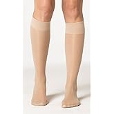 Sigvaris 120 Sheer Fashion Knee Highs 15-20mmHg (Taupe-C)