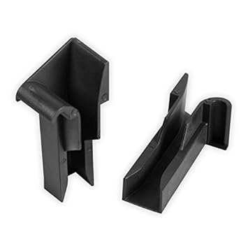 DIWARO®Einlauftrichter für Mini Aluminium-Führungsschiene | 20 mm | schwarz