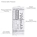 16340 Battery, EASTSHINE E07 700mAh RCR123A 3.7V Li-ion Rechargeable CR123A 4Packs for Arlo Flashlight
