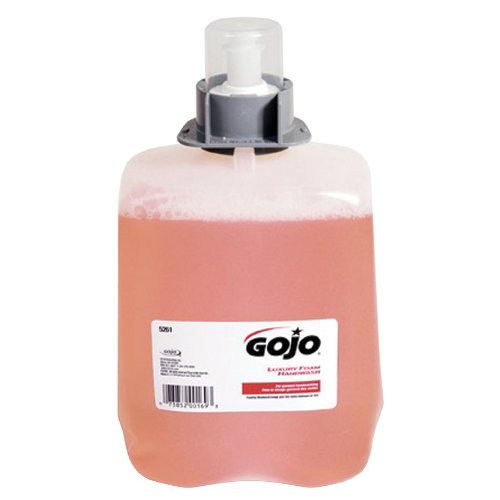 Gojo 5261-02 Luxury Foam Handwash, Cranberry (Pack of 2)