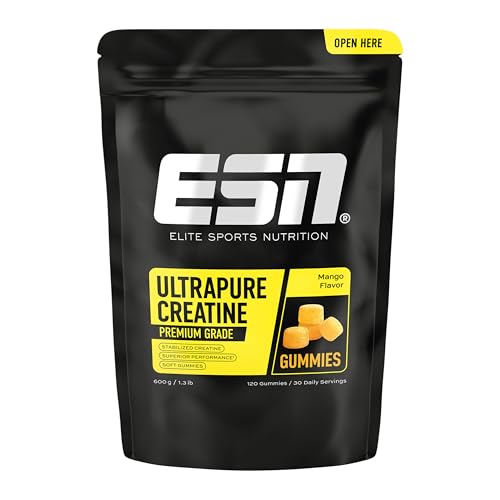 Ultrapure Creatine Gummies, Mango, 120 caramelle gommose, 30 porzioni