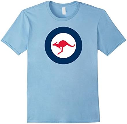 Mens Royal Australian Air Force Military Roundel tee t-shirt Medium Baby Blue