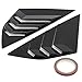 Carrfan Rear Window Louvers Car Rear Window Blinds Side Tuyere Louvers Vent for Ford Focus ST RS MK3 Hatchback, Black