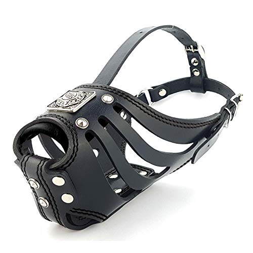 Bestia ''Eros'' basket muzzle Black & Orange
