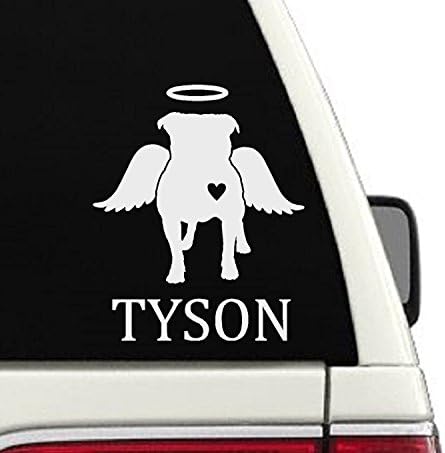 Pitbull In Loving Memory Of Car Decal - 6x7