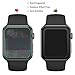 Apple Watch Screen Protector 42mm, [2 - Pack] Tempered Glass Full Coverage Scratch Resistant Waterproof Tempered Glass Film for Apple iWatch 42mm Series 1/2/3